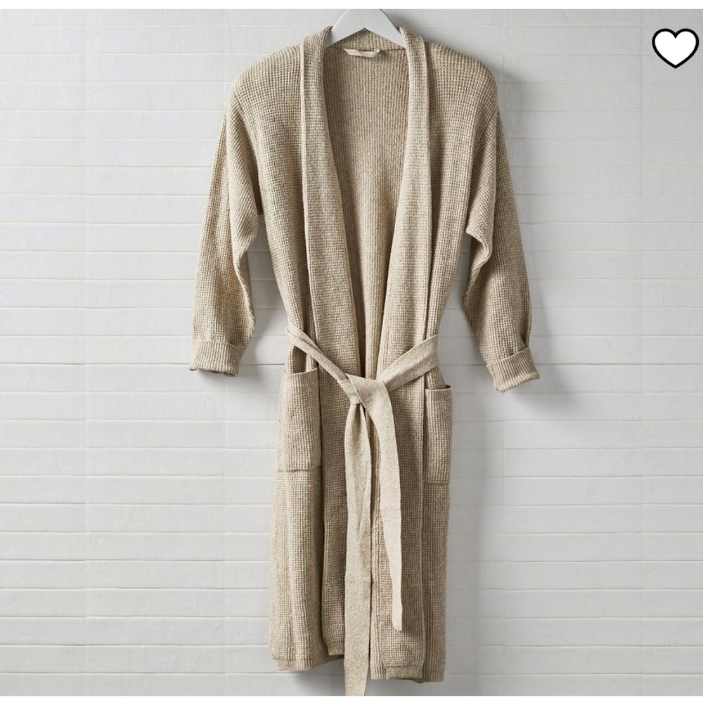 Pottery Barn Cozy Thermal Sweater Robe